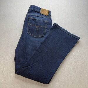 Lauren Jeans Co Premium Jeans Womens 8 Blue Cotton Blend Bootcut Casual